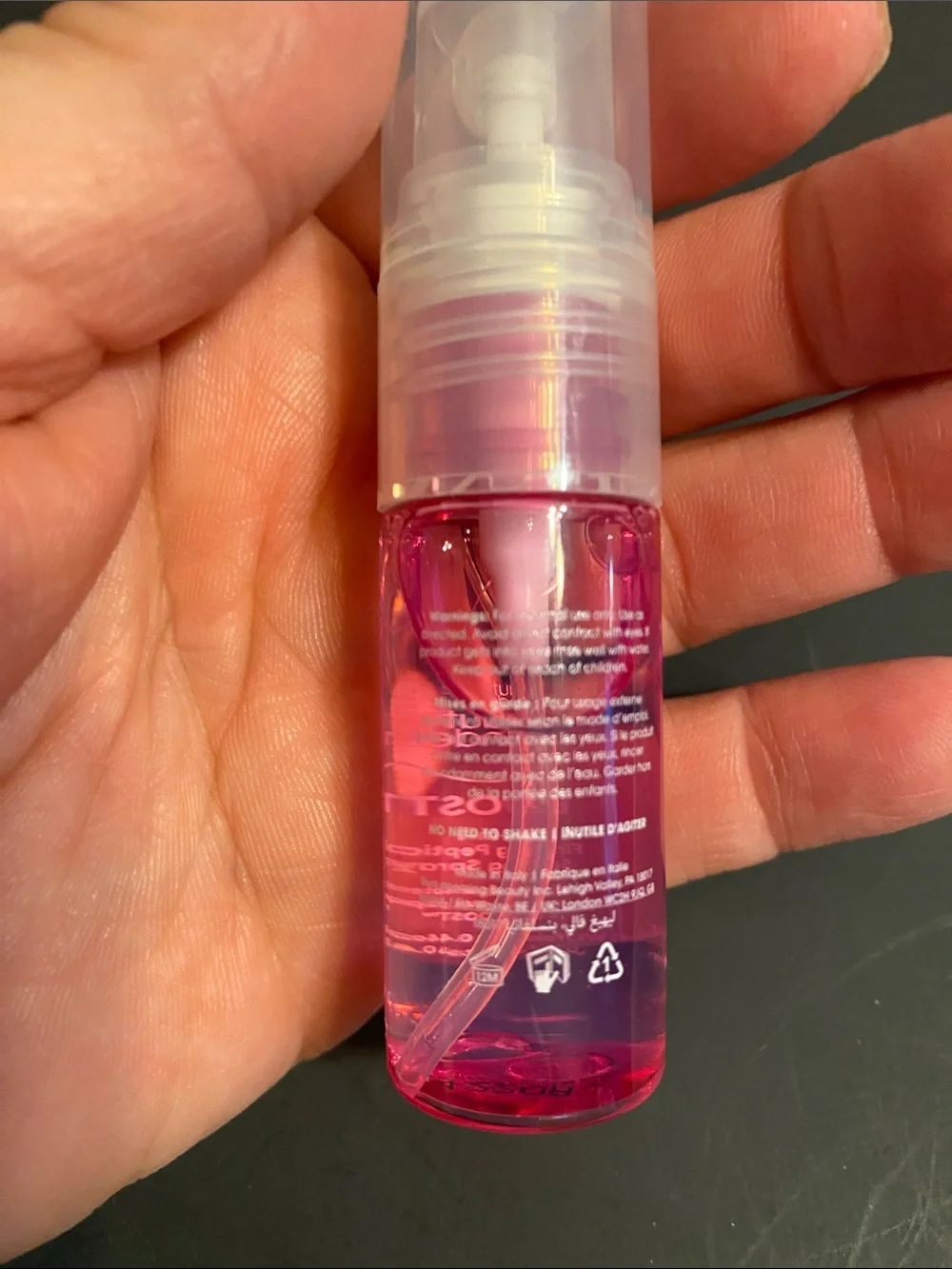 beautyblender BOOST 4-in-1 Firming Peptide Setting Spray - Pink